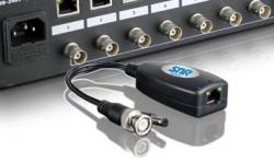 Передатчик видеосигнала и стабилизированного питания  по витой паре SNR-B-P1VP36 пассивный